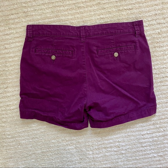 Gap purple khaki girlfriend shorts - Picture 6 of 7